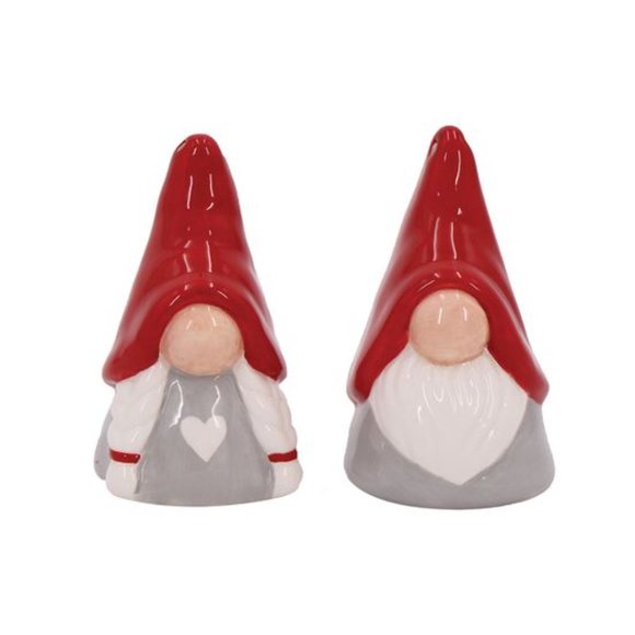 Dei Holiday Dei Gnome Salt Pepper Set No Eyes Gift Boxed Poshmark